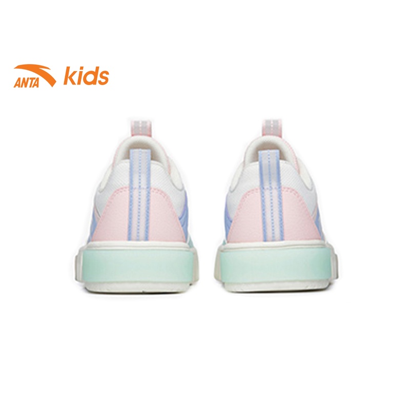 Giày thể thao bé gái Anta Kids siêu nhẹ, mặt lưới thoáng khí W322238006
