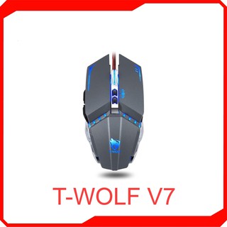 Chuột Gaming Cực Bền T-WOLF V7 LED GAME USB- Có Đèn LED