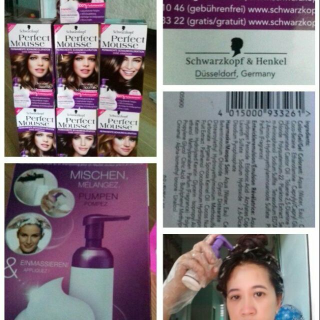 Thuốc nhuộm tóc dạng bọt Perfect Mousse