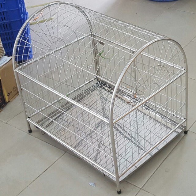 Lồng Chuồng chó mèo inox siêu chắc khoẻ giá rẻ