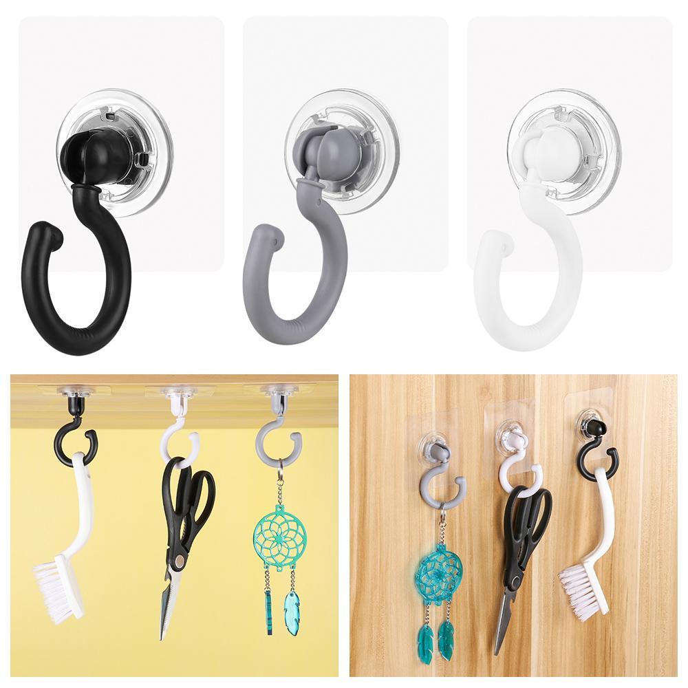 LET Giá Đỡ Dán Tường Không Đường Viền Xoay 360 Độ Cỡ Lớn Cho Nhà Bếp / Phòng Tắm° Xoay Tròn Chuyên Dụng Chất Lượng