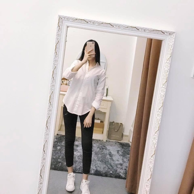 Quần jean skinny xám