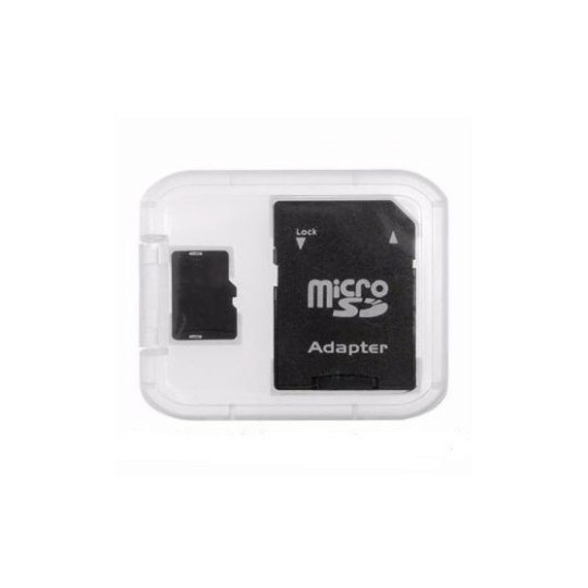 Adapter Thẻ Nhớ Và Hộp Nhựa, Chuyển Đổi Thẻ Microsd Thành Sd