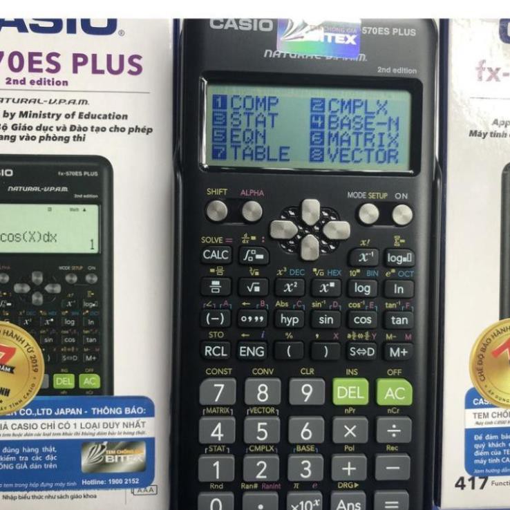 Máy tính Học Sinh Casio FX 570ES Plus 2nd Editon - Máy tính Cầm Tay Casio 570 ES Plus