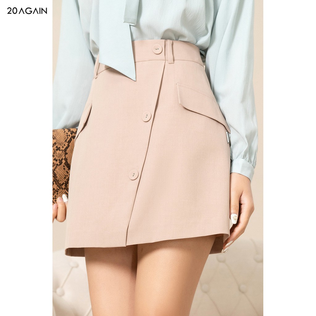 Chân váy A nắp túi 20AGAIN JAA1255 | BigBuy360 - bigbuy360.vn