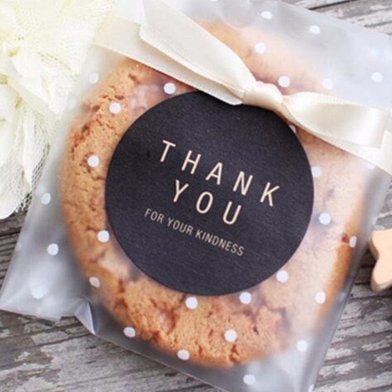 100 Túi Nhựa Đựng Bánh Kẹo 10Cm X 10Cm
