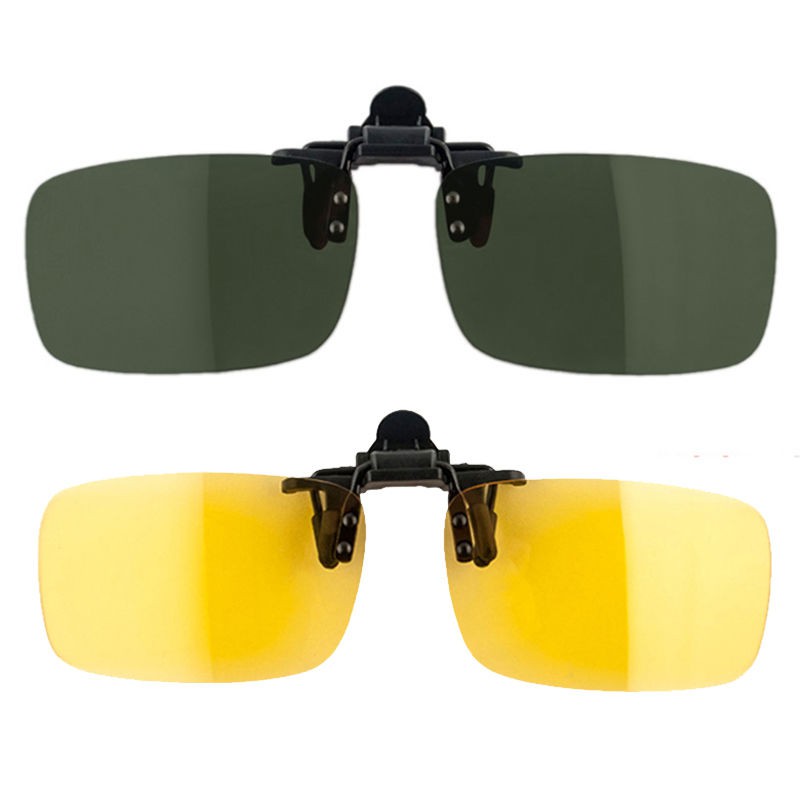 Kẹp kính râm dành cho nam và nữ người cận thị đặc biệt lái xe ngày đêm nhìn ban hai tác dụng chống tia caoJ