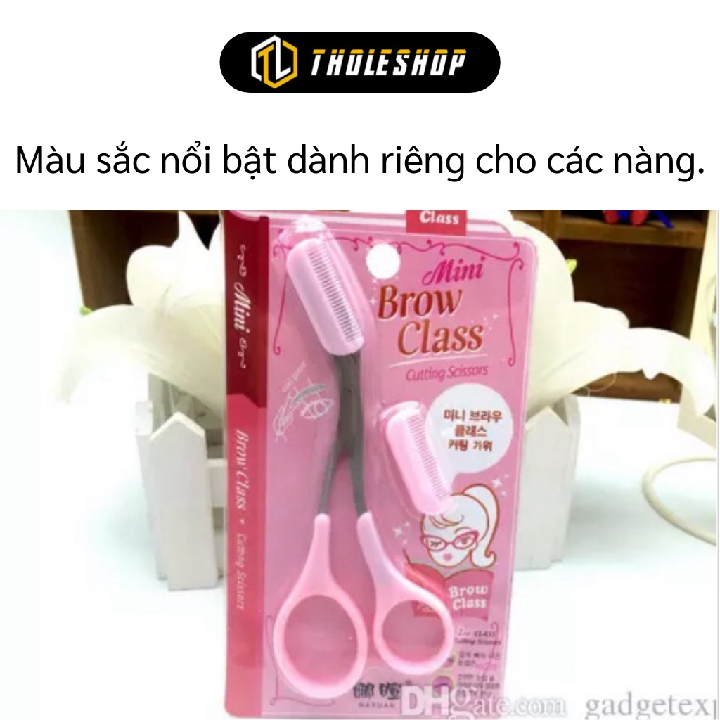 Kéo cắt tỉa lông mày Mini Brow Class đường cắt tự nhiên, dễ sử dụng 3093