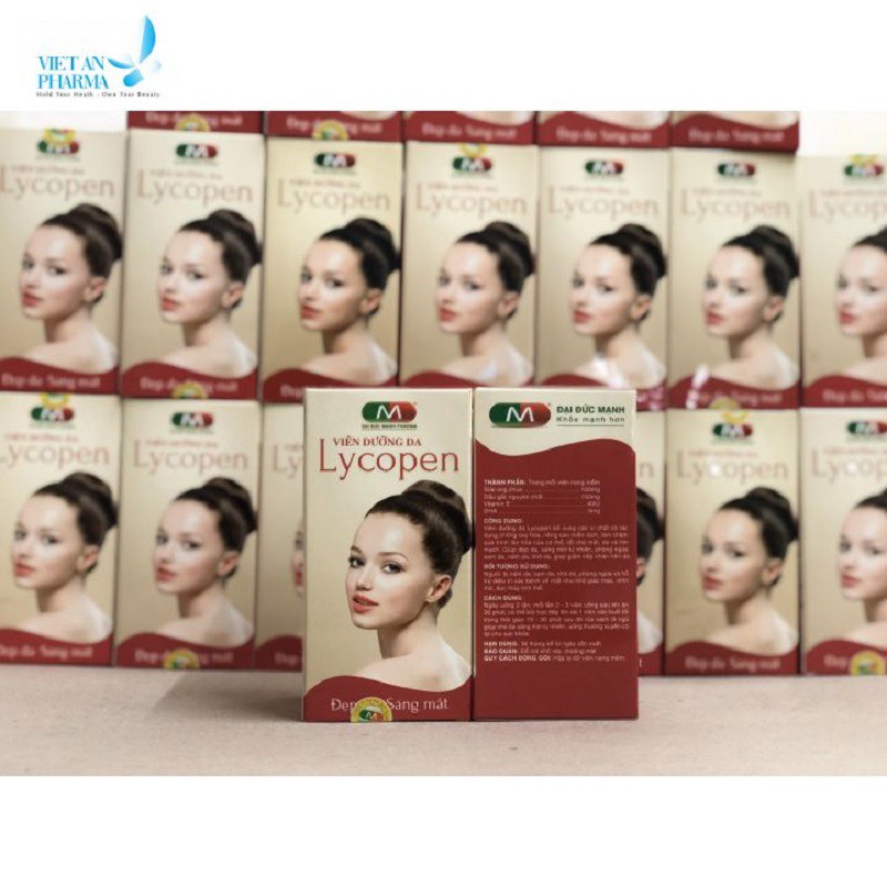 Viên Dưỡng Da Lycopen Đại Đức Mạnh, Làm Chậm Quá Trình Lão Hóa, Giúp Đẹp Da, Sáng Mắt, Lọ 60 Viên, vietanpharma | BigBuy360 - bigbuy360.vn