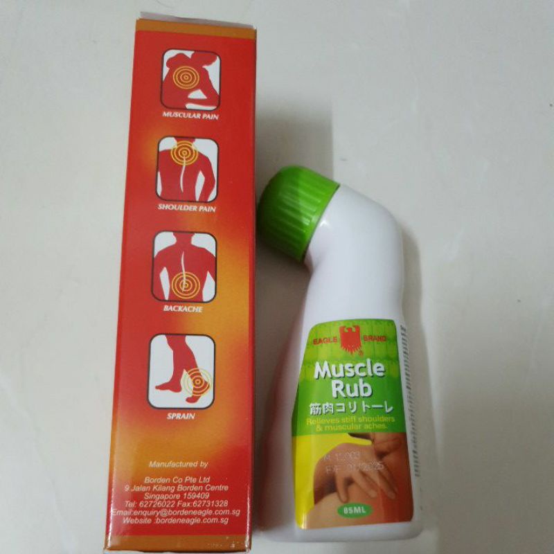 Dầu Nóng Xoa Bóp Con Ó EAGLE BRAND MUSCLE RUB Singapore