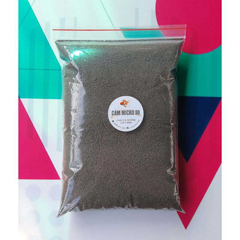 [Giá Sỉ] Combo 2kg cám Micro 80 dành Goldfish, Betta, Ranchu