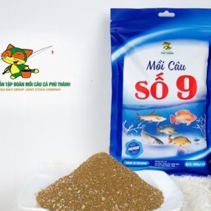 Mồi Câu Số 9 Phú Thành 300g/ gói - Mồi Câu Cá Phú Thành