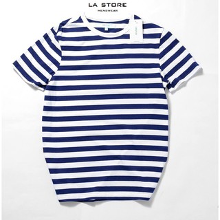 Áo thun sọc ngang Xanh Dương