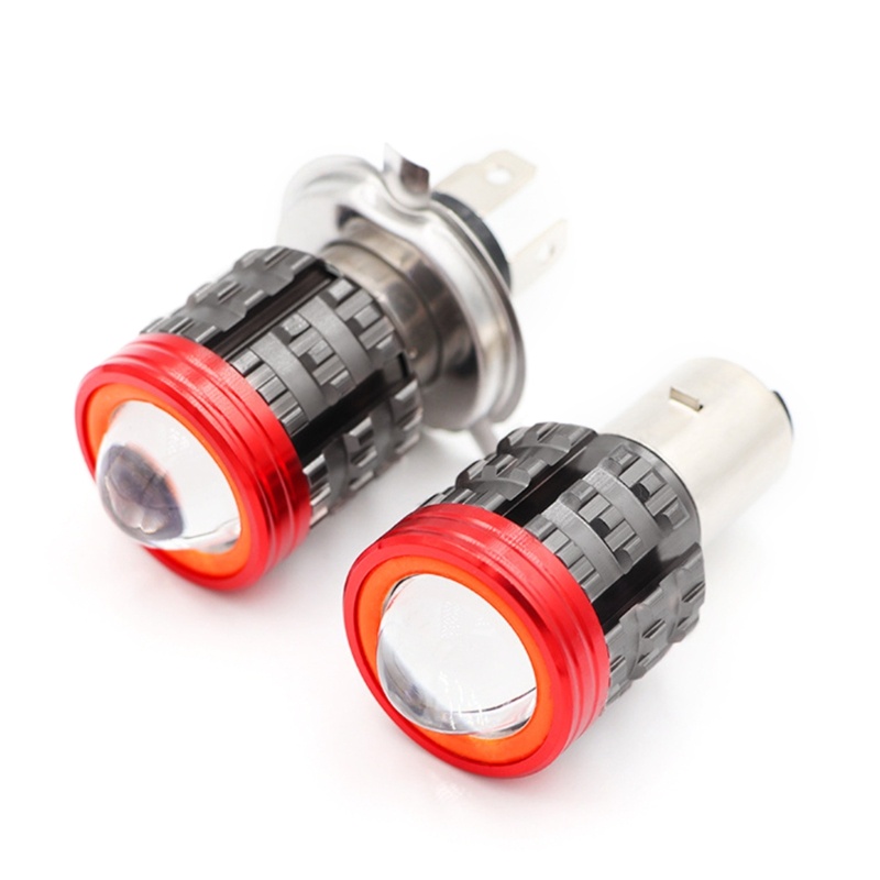 Đèn Pha LED H4 Chuyên Dụng Cho Xe Máy Scooter Dễ Lắp Đặt