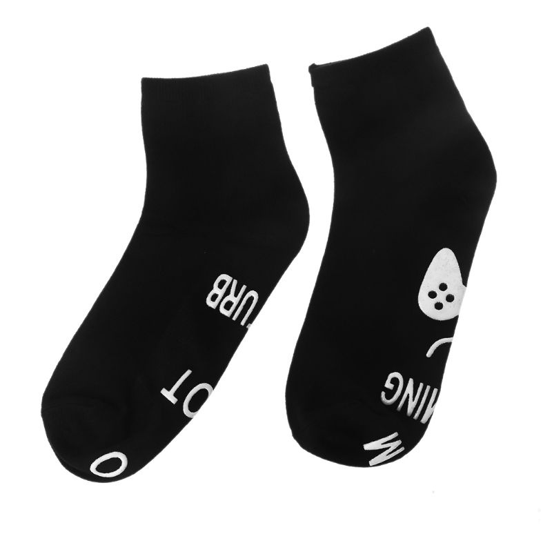 Youyo Vớ Cotton Dài Đến Mắt Cá Chân In Chữ Vui Nhộn Unisex Cho Người Yêu Chơi Game G