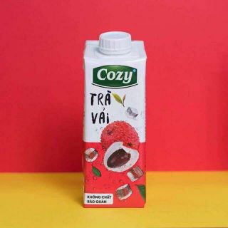 (1 lốc 4 hộp) Trà Cozy vị trái cây 225ml