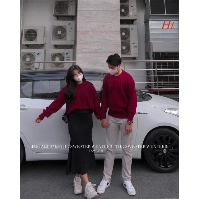 Áo swearter nỉ cotton tim nhỏ H2A588