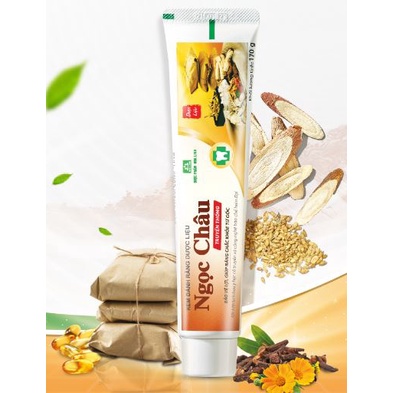 Kem đánh răng Ngọc Châu truyền thống  - Kem đánh răng dược liệu làm sạch răng lợi và an toàn