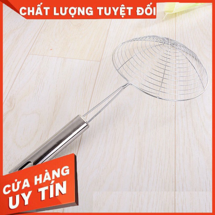 Vợt Chiên Ráo Dầu Cán Inox Dài 33cm CAo Cấp