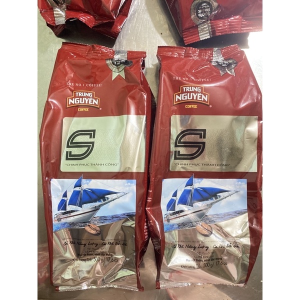 cà phê trung nguyên S và trung nguyên I 500g