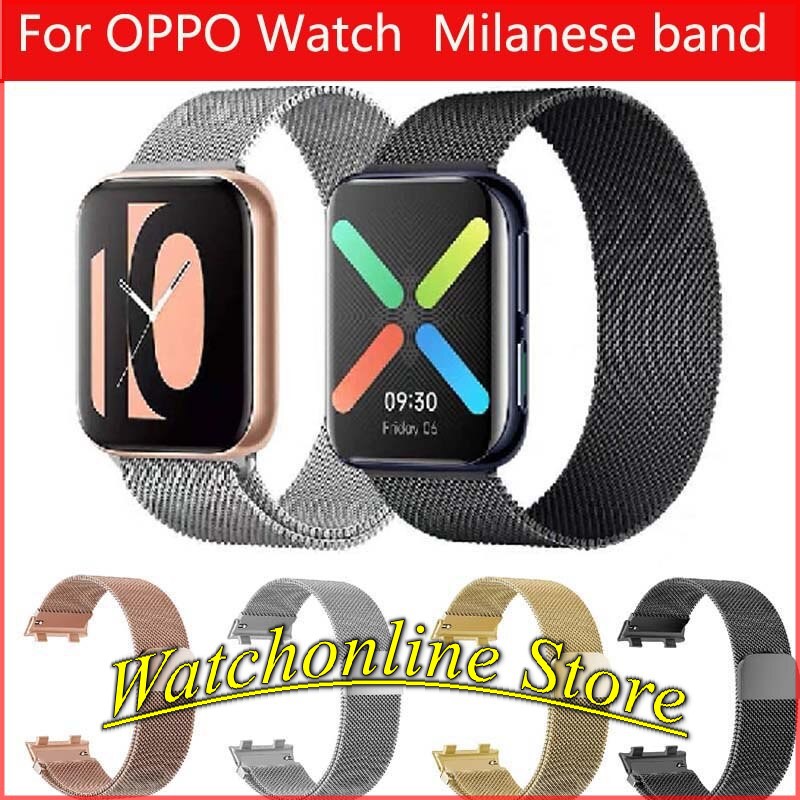 Dây đeo nam châm thép không gỉ Oppo Watch 41mm 46mm