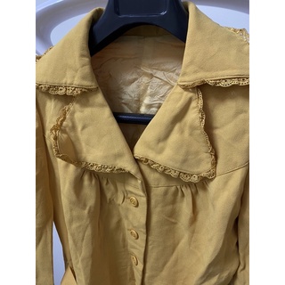 Đầm cổ vest công sở secondhand Hàn