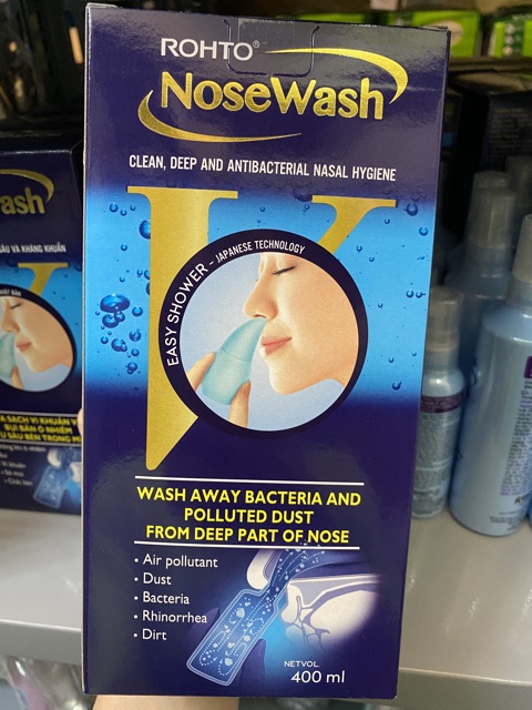 Bộ Vệ Sinh Mũi ROHTO Nose Wash 400ml-0403929