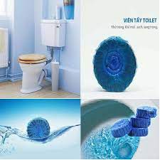Combo 4 vỉ 8 viên tẩy xanh và làm thơm toilet Hando