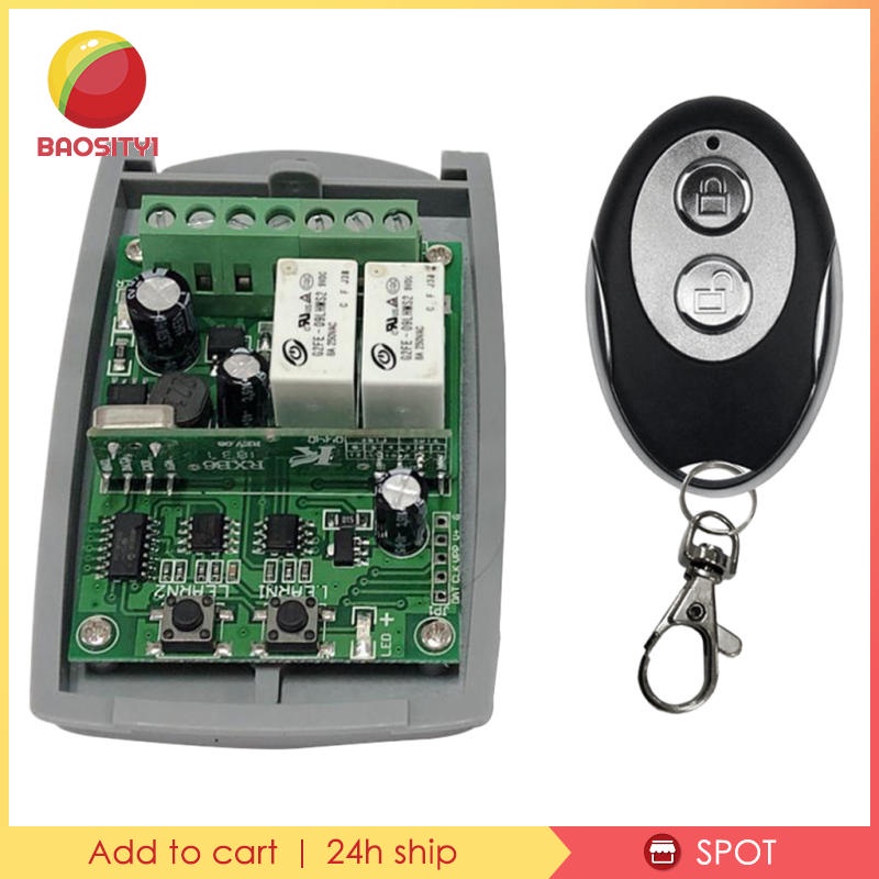 Công tắc đảo chiều DC12V-48V + điều khiển từ xa hình quả trứng