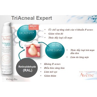 Kem trị mụn trứng cá Avène Triacneal Expert Emulsion 30ml