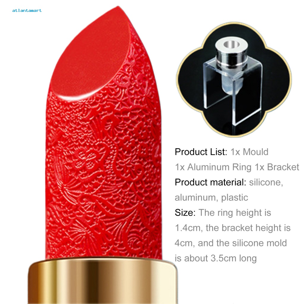 Atl| Khuôn Làm Son Môi DIY Không Dính Gọn Nhẹ Sáng Tạo