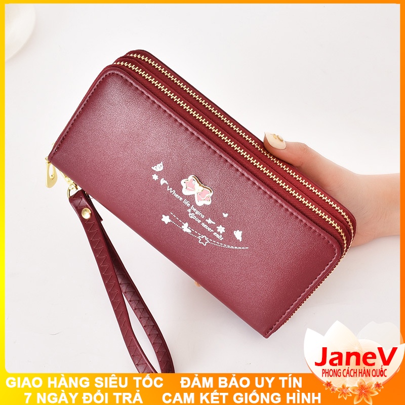Ví Nữ Dài Cầm Tay Cao Cấp Sang Trọng Phong Cách Hàn Quốc TVNN400