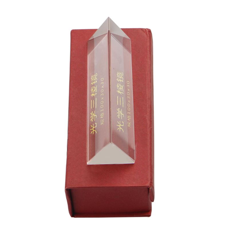 Lăng kính quang học kiểu tam giác 10cm 4 &quot;