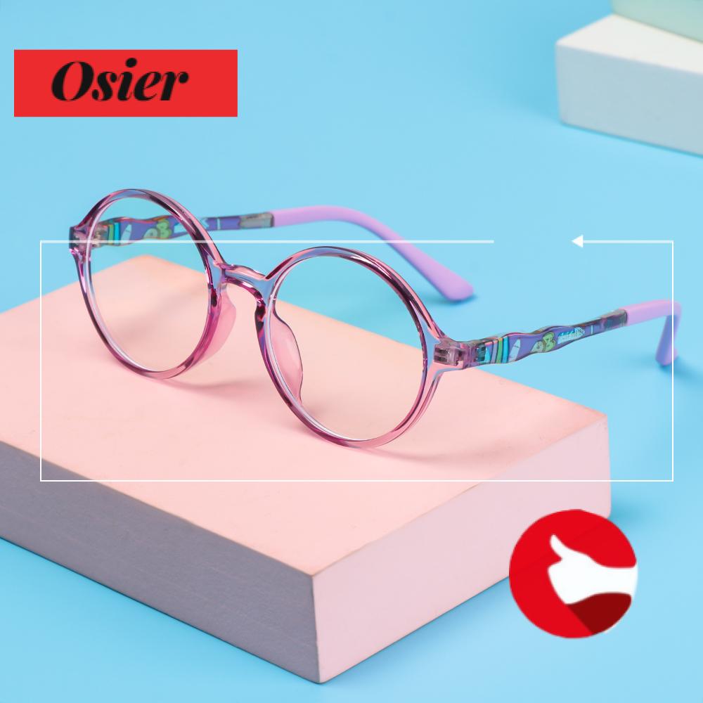 Mắt Kính Chống Ánh Sáng Xanh TR90 Thiết Kế Thời Trang Cho Trẻ Em