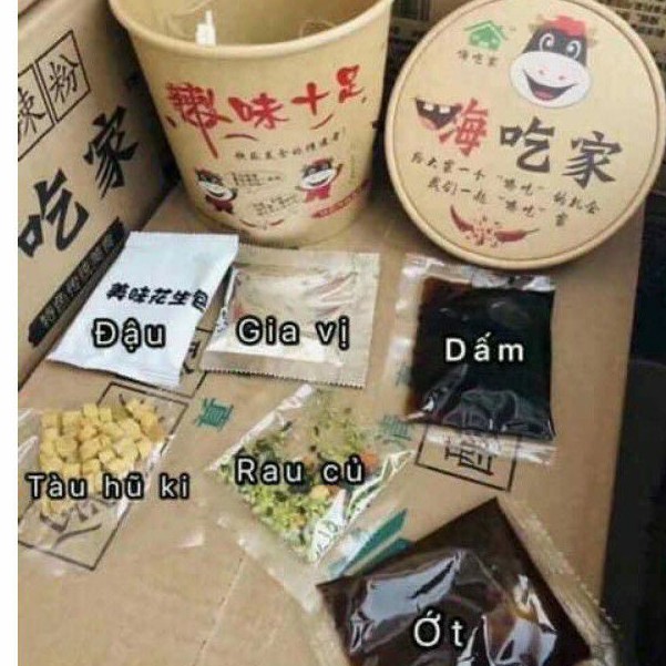 Miến chua cay lạnh trùng khánh cực ngon 6 ly/ thùng
