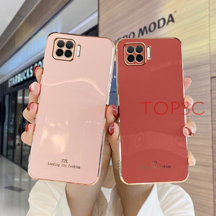 Ốp điện thoại oppo A93 Ốp Điện Thoại Viền Thẳng Thời Trang Sang Trọng Cho OPPO A93 Reno 6Z 5G Reno 7 4G A94 Reno5 Reno6 5G ZB