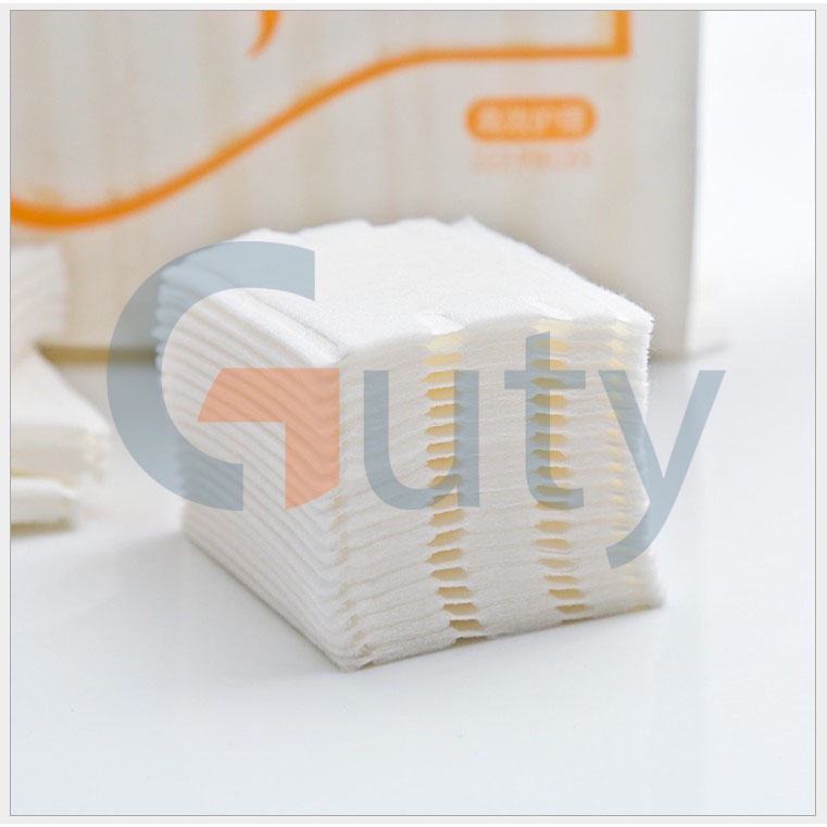 Túi Bông tẩy trang 3 lớp Cotton Pads bông tự nhiên 100% , siêu tiện lợi và an toàn vệ sinh (túi 222 miếng)