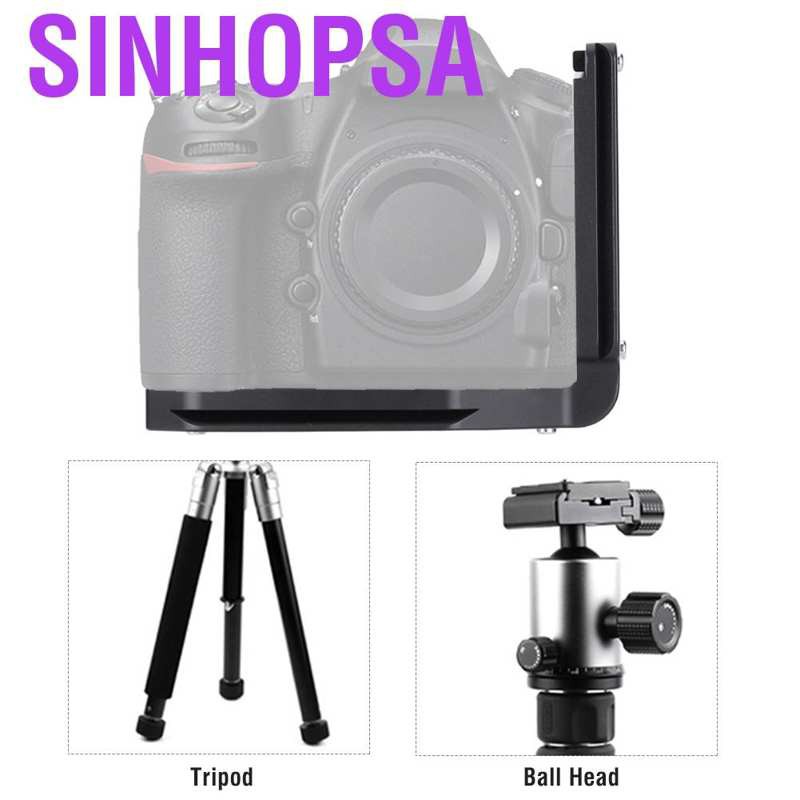Sinhopsa L-Shape Quick Release Plate Lateral Vertical shooting for Nikon D850 SLR Camera