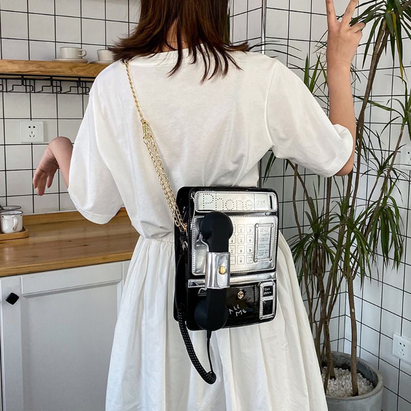 Túi Da PU Đeo Chéo Đựng Điện Thoại Dành Cho Nữ
