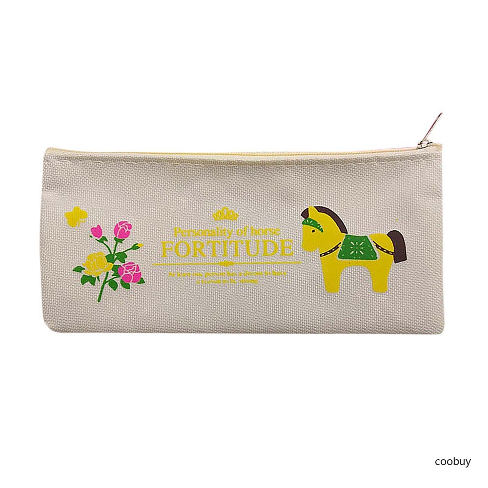 Túi Đựng Bút Chì Họa Tiết Hoạt Hình Dễ Thương Cho Bé