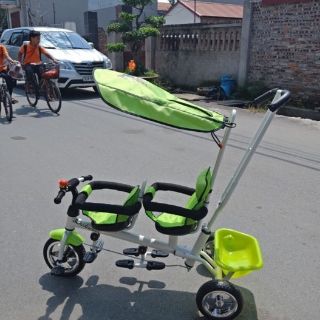 Xe đẩy 3 bánh sinh đôi 5566