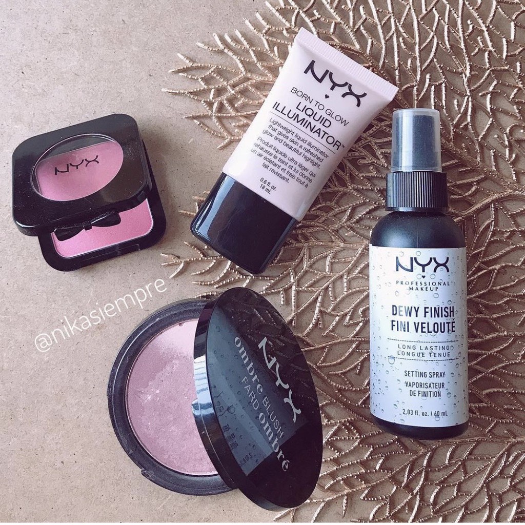 NYX Xịt giữ lớp trang điểm Dewy Finish [Hàng Nhập Khẩu]