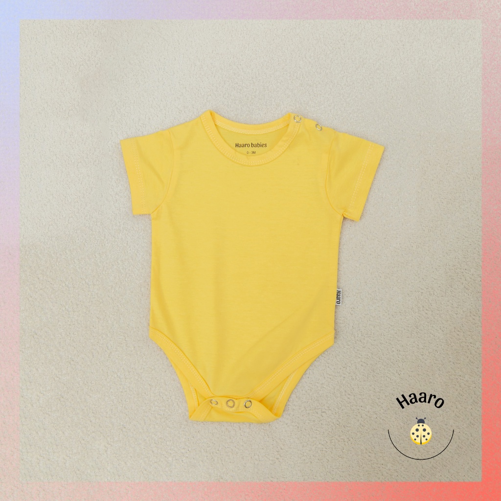 Đồ Cotton Co Giãn Cao Cấp Cho Bé Từ Sơ Sinh Lala Bodysuit - Haaro Babies