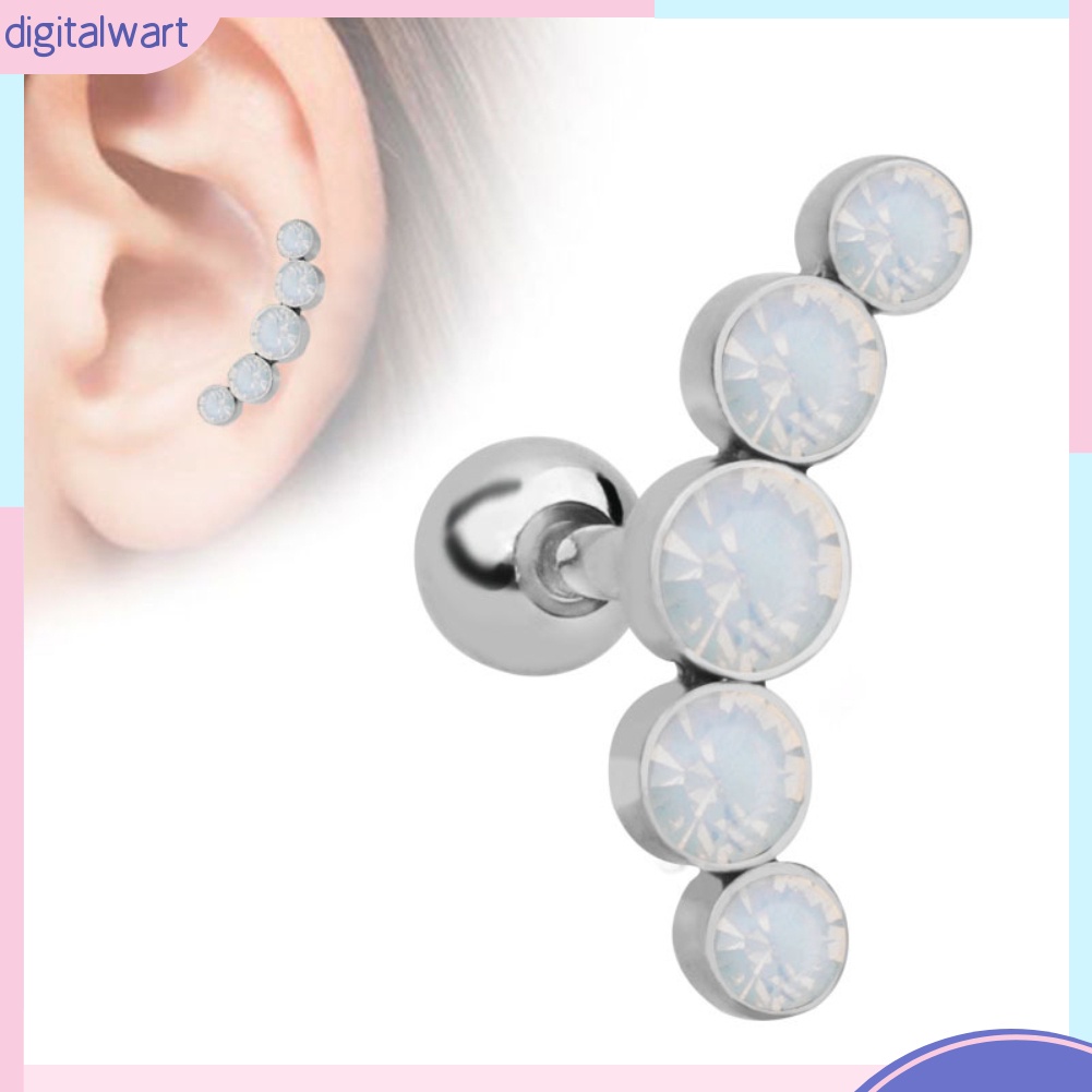 1 khuyên tai đính đá thời trang nữ tính