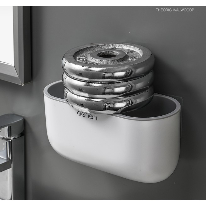 Giá Treo Máy Sấy Tóc, Kệ Để Máy Sấy Oenon Có Ngăn Đựng Đồ Cao Cấp Không Khoan Đục