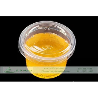 CỐC NHỰA CARAMEN THẠCH NẮP TRONG E007 50C
