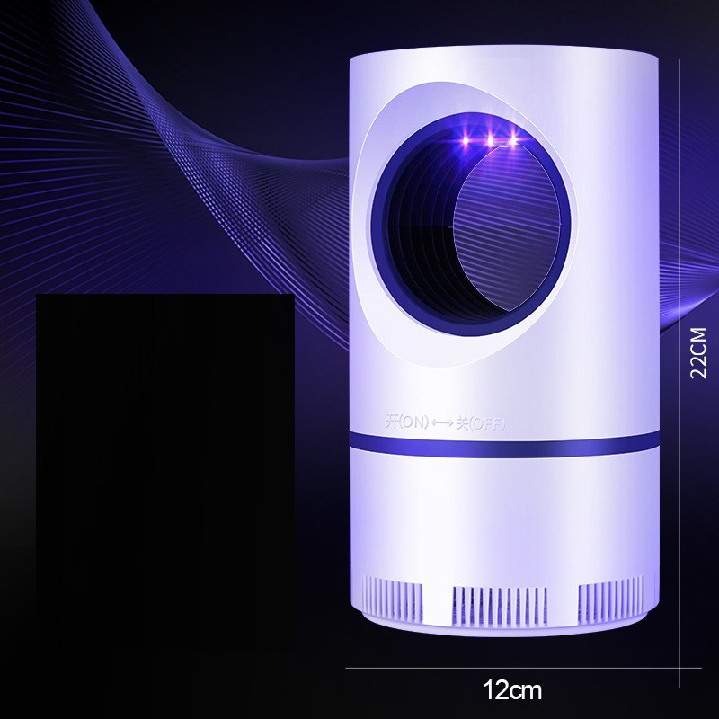 (Size lớn) Đèn bắt muỗi hình trụ thông minh bóng hút led tia uv thế hệ mới