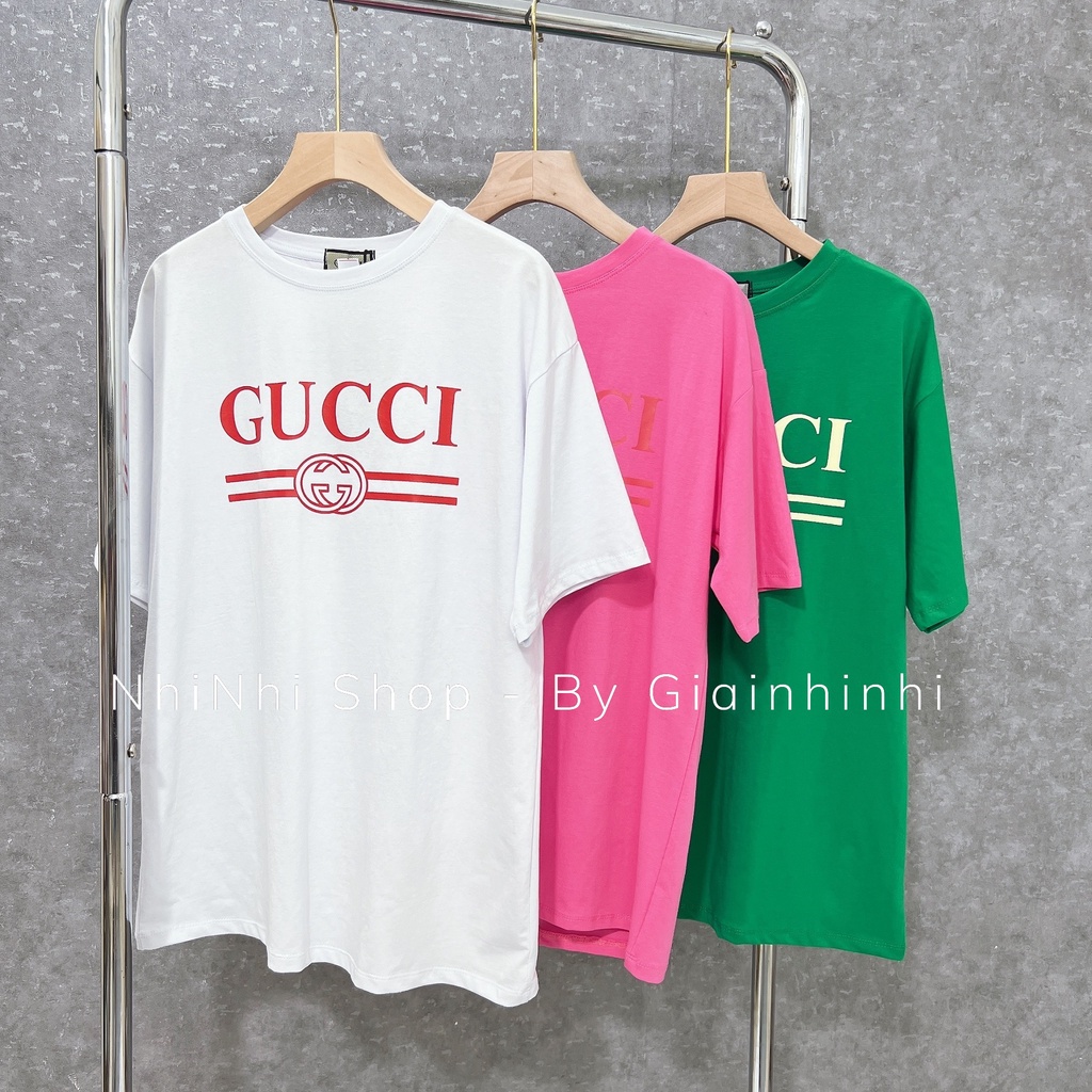 Áo phông nữ dáng dấu quần in chữ, Áo thun form rộng cổ tròn AP7931 - NhiNhi Shop
