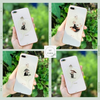 Lá Bồ Đề Bình an - Hình Chú Tiểu (Cầu Bình An – Tài Lộc – May mắn, Ốp điện thoại, Hàng loại 1)