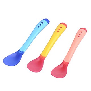 Combo 10 thìa báo nóng ăn dặm cho bé